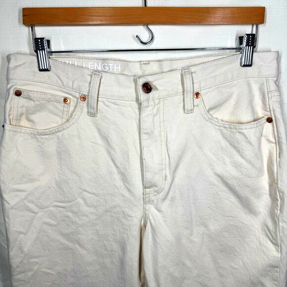 J. CREW Demi Bootcut Jeans Size‎ 30 Distressed Beach Cotton Coastal Nautical - Picture 2 of 13